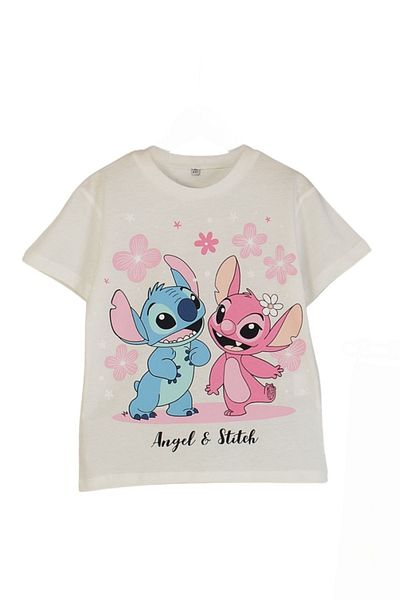 ww waka waka kids store Angel Stitch Printed Girl's T-Shirt and Capri Set
