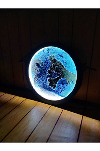 Home Dünya Tablo Işıklı Duvar Dekoru Gece Lambası