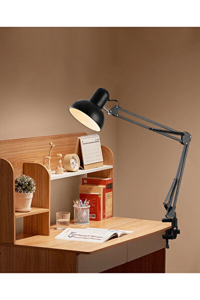 Apliqa Latched Black Dog Study Desk Lamp