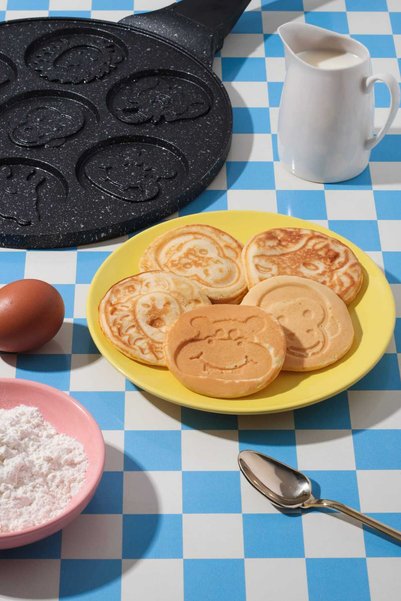 BKC HOME Die-Cast Animal Emoji Pancake Pan