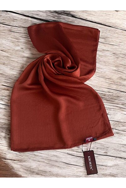 KROREN Şal Jan Jan Kiremit de culoare uni 7301-85