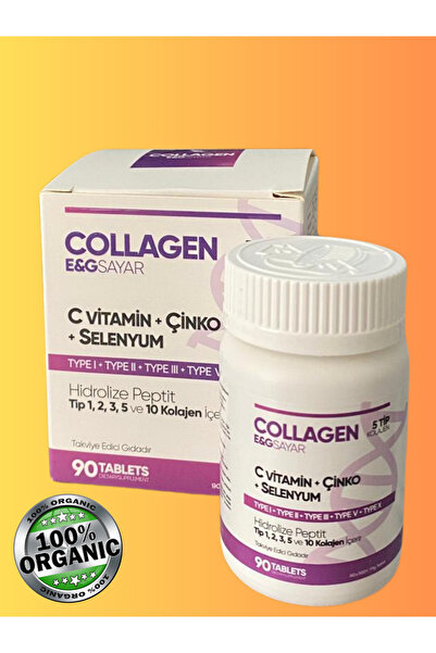 EG SAYAR COLLAGEN Sayar 5 Tip Kolajen Tip 1, Tip 2, Tip 3, Tip 5, Tip 10 (90 TABLET)