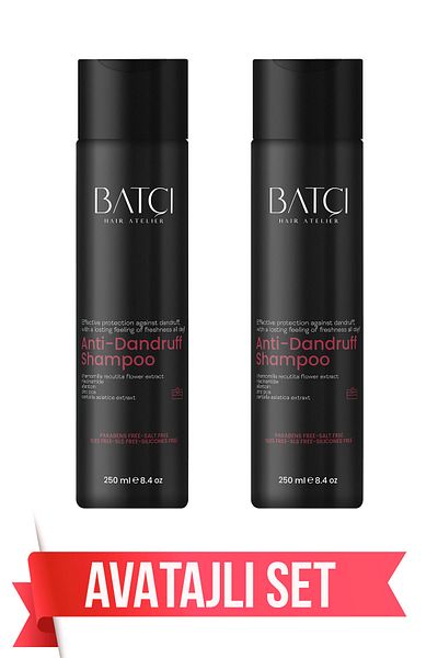 Batçı Hair Atelier Anti Dandruff Anti-Dandruff Shampoo 250 ml Advantageous Set of 2