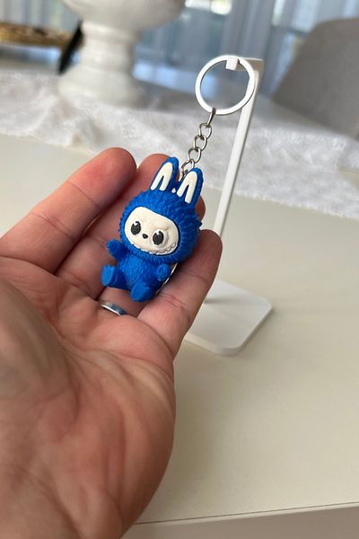 lina hobby Labubu Character Figure Keychain - Cute and Colorful Bag Ornament (5.5 X 3.2 cm) - Special Gift