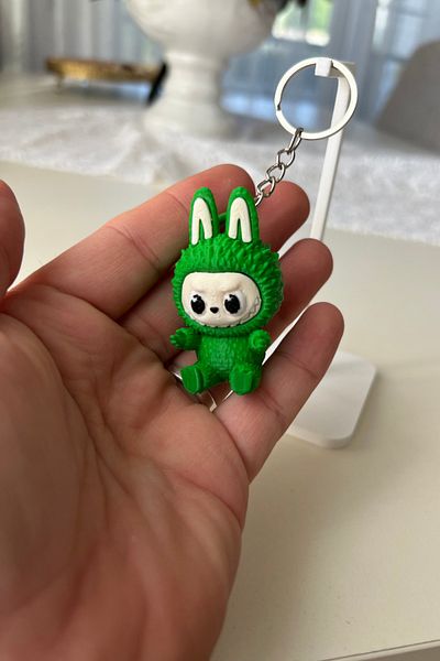 lina hobby Labubu Character Figure Keychain - Cute and Colorful Bag Ornament (5.5 X 3.2 cm) - Special Gift