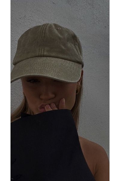 Goldmine Unisex Washed Vintage Basic Hat Sand Beige