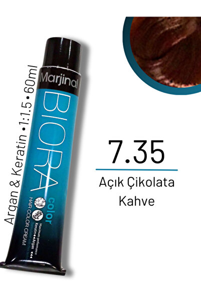 Marjinal Biora Saç Boyası - 7.35 Açık Çikolata Kahve