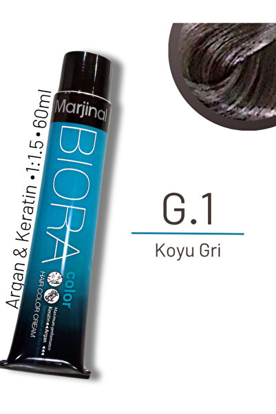 Marjinal Biora Saç Boyası - G.1 Koyu Gri