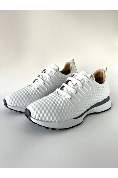 NEWGÜLTEKİN Genuine Leather Comfortable Fit Very Stylish Sports Shoes