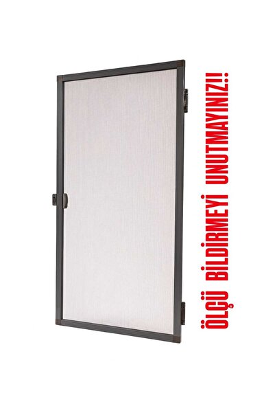 Van Aks Meşe Yapı MENTEŞELİ ANTRASİT GRİ RENK PENCERE- KAPI SİNEKLİĞİ (120 - ...