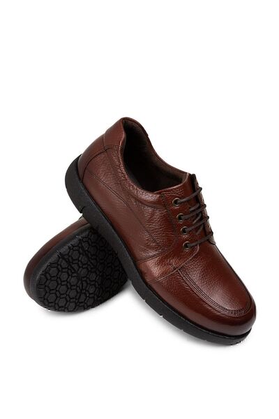 Deery Genuine Leather Copper Color Men's Casual Shoes