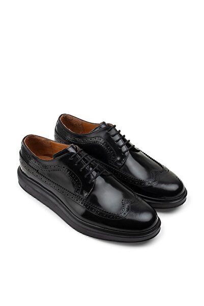 Deery Hakiki Deri Siyah Comfort Günlük Erkek Ayakkabı