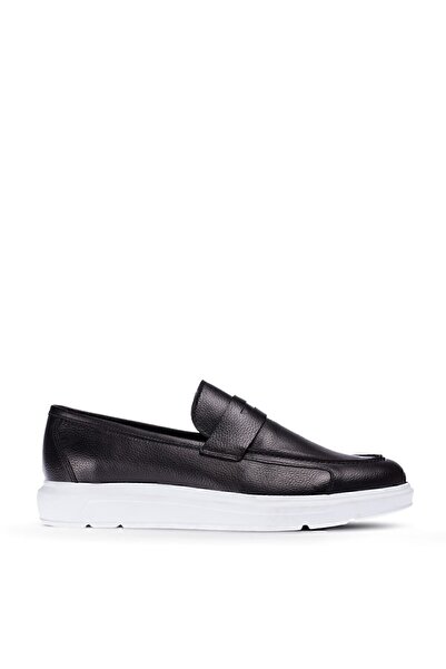 Deery Ανδρικά μαύρα παπούτσια Loafer Comfort