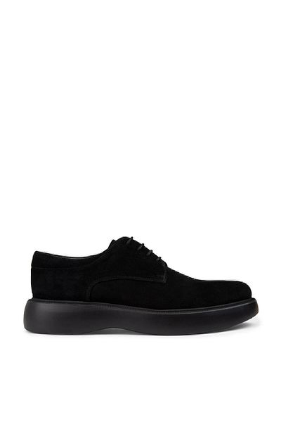 Deery Γνήσια Suede Μαύρα Casual Ανδρικά Παπούτσια