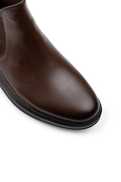 Deery Hakiki Deri Kahverengi Erkek Chelsea Bot