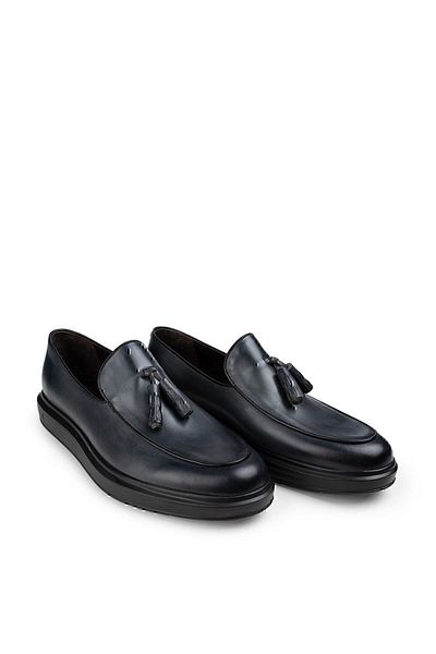 Deery Ανδρικό Loafer από γνήσιο δέρμα σε γκρι φούντα
