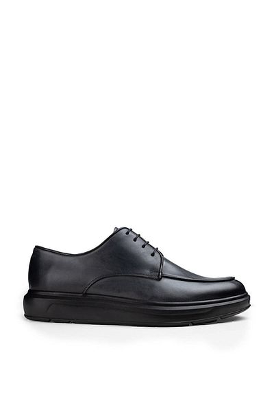 Deery Ανδρικά παπούτσια Comfort από γνήσιο δέρμα σε γκρι χρώμα