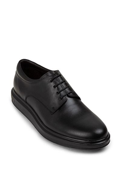 Deery Ανδρικά παπούτσια Comfort από γνήσιο δέρμα μαύρα
