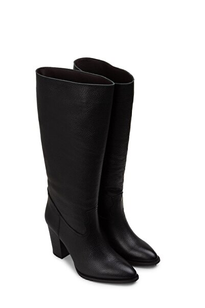 Deery Genuine Leather Black Women's Boots
