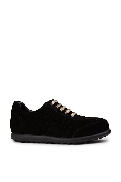 Deery Men's Genuine Suede Black Casual Shoes