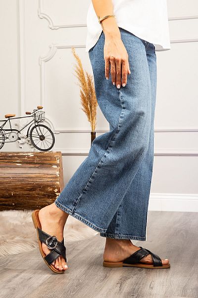 Deery Γυναικείες παντόφλες Navy Blue