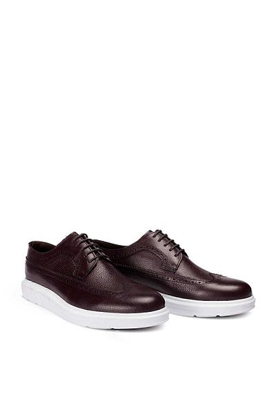 Deery Pantofi casual pentru bărbați roșii Claret 01293MBRDP05