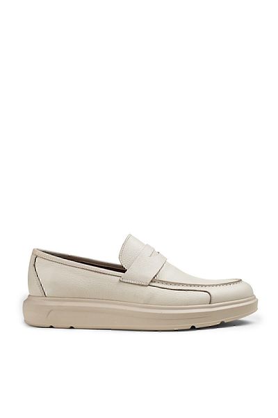 Deery Ανδρικό Μπεζ Γνήσιο Δέρμα Comfort Loafer