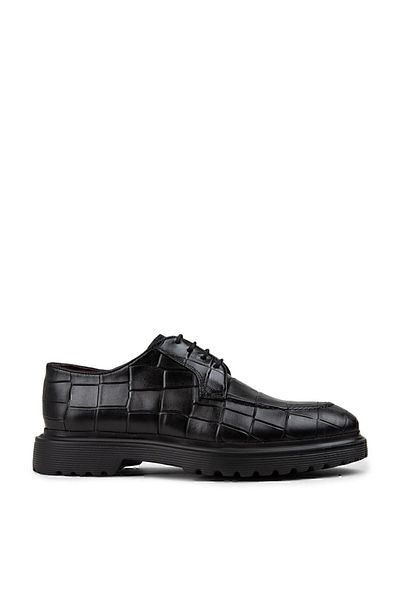Deery Genuine Leather Black Casual Men's Shoes