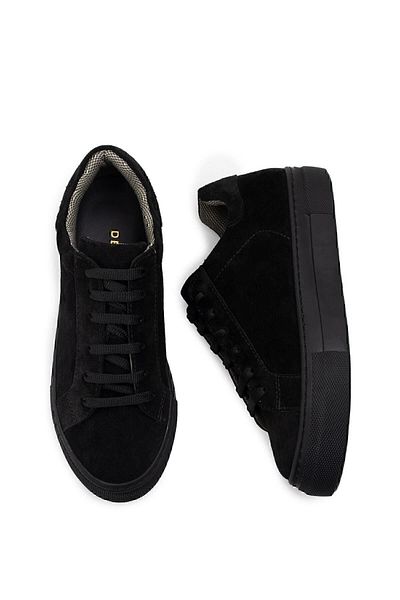 Deery Γνήσια Suede Black Sneaker Γυναικεία Παπούτσια