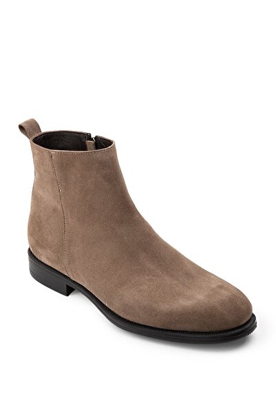 Deery Hakiki Süet Vizon Rengi Erkek Bot