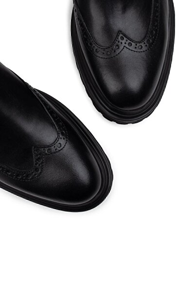 Deery Hakiki Deri Siyah Erkek Chelsea Bot