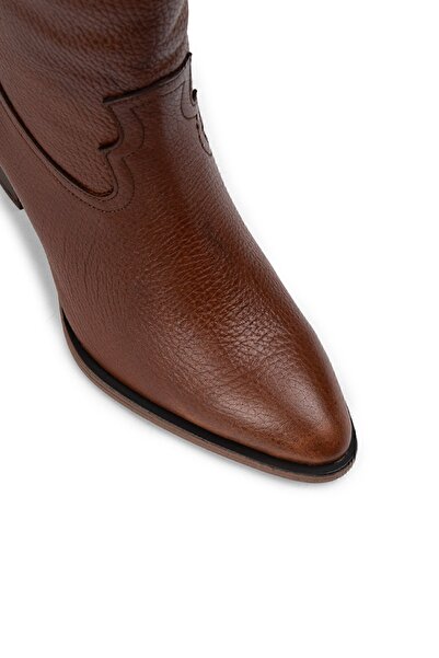 Deery Genuine Leather Tan Color Women's Boots