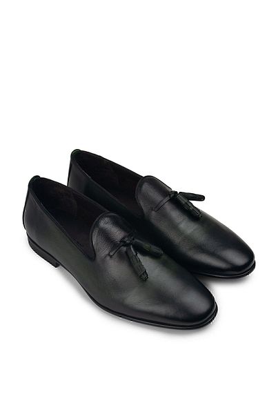 Deery Ανδρικά Loafer Παπούτσια από γνήσιο δέρμα πράσινο
