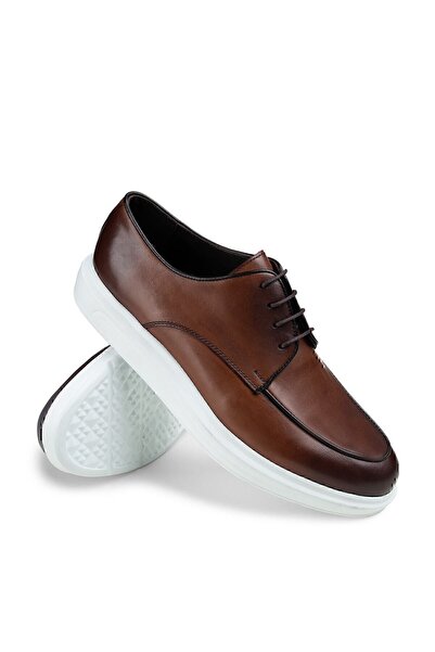 Deery Ανδρικά παπούτσια Casual Comfort από γνήσιο δέρμα Tan Color