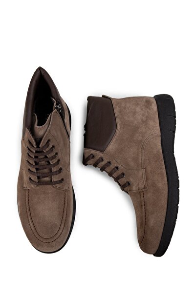 Deery Hakiki Süet Vizon Rengi Erkek Bot