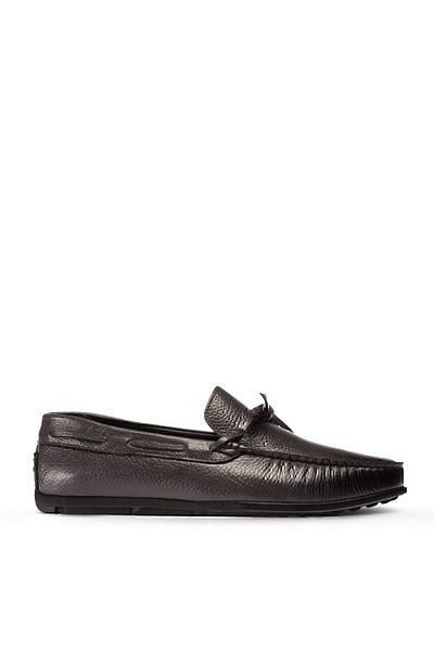 Deery Γκρι Σκούρα Ανδρικά Παπούτσια Loafer 01647MSYHC03