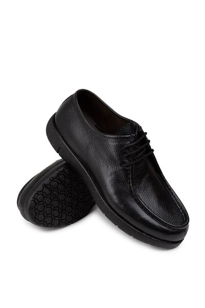 Deery Hakiki Deri Siyah Erkek Günlük Ayakkabı