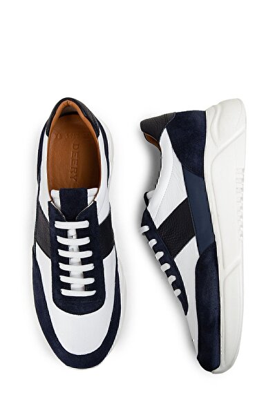 Deery Справжні замшеві сині чоловічі кросівки