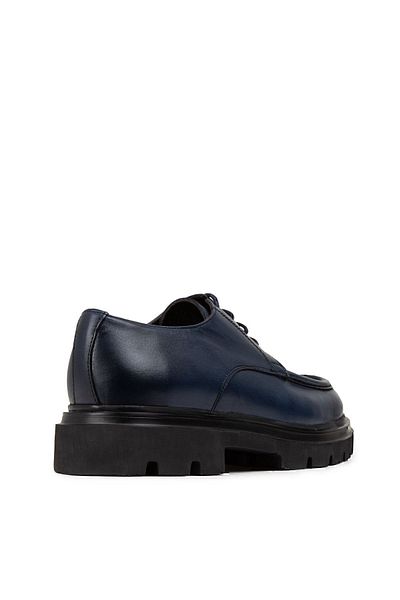 Deery Ανδρικά παπούτσια Casual από γνήσιο δέρμα Navy Blue