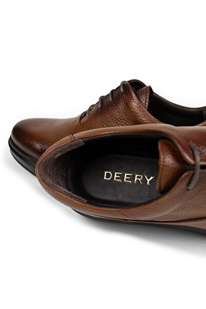 Deery Ανδρικά παπούτσια Comfort Casual από γνήσιο δέρμα Tan Color