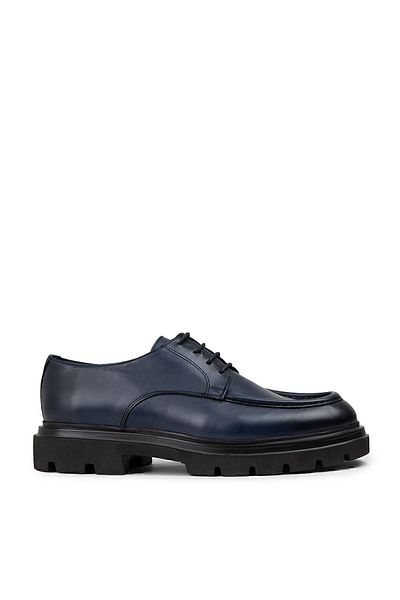 Deery Ανδρικά παπούτσια Casual από γνήσιο δέρμα Navy Blue