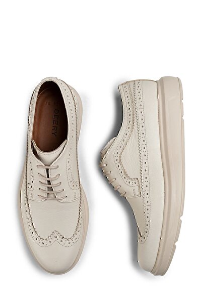 Deery Γνήσιο δέρμα μπεζ Comfort Casual Ανδρικά Παπούτσια