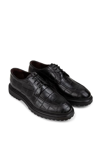 Deery Genuine Leather Black Casual Men's Shoes