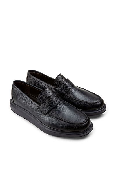 Deery Ανδρικό Loafer Comfort από γνήσιο δέρμα σκούρο Navy Blue