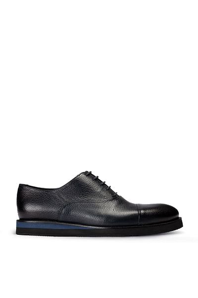 Deery Ανδρικά παπούτσια Casual από γνήσιο δέρμα Navy Blue