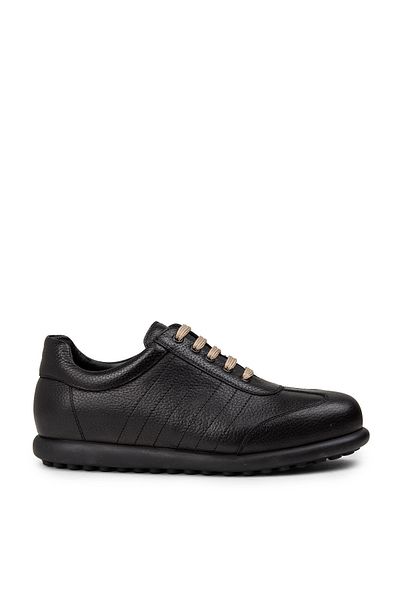 Deery Men's Genuine Leather Black Casual Shoes