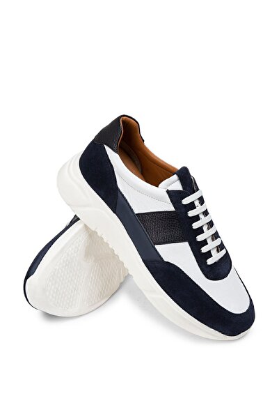 Deery Справжні замшеві сині чоловічі кросівки