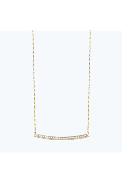 Altınbaş Altın Sıra Taşlı Kolye