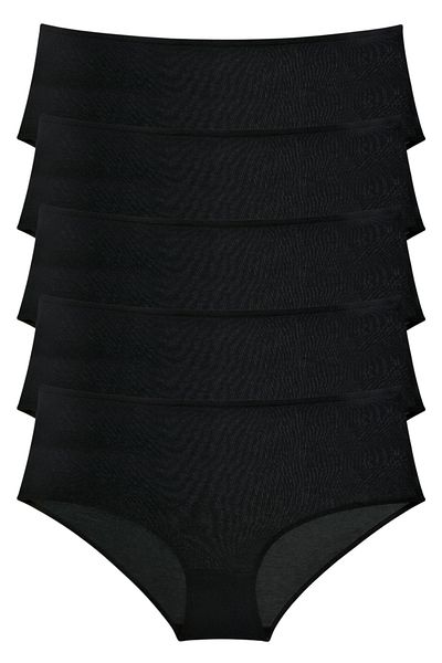 ROSEPERİ Women's Bato High Waist Panties 5 Pack Women's Cotton Extra Soft and Comfortable Daily Women's Panties
