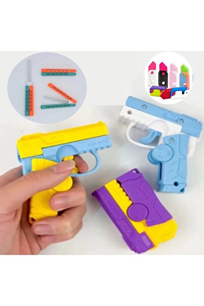 MyClean Dönüştürücü Fidget Spinner Mini Silah Stres Çarkı Oyuncak Tabancası P...
